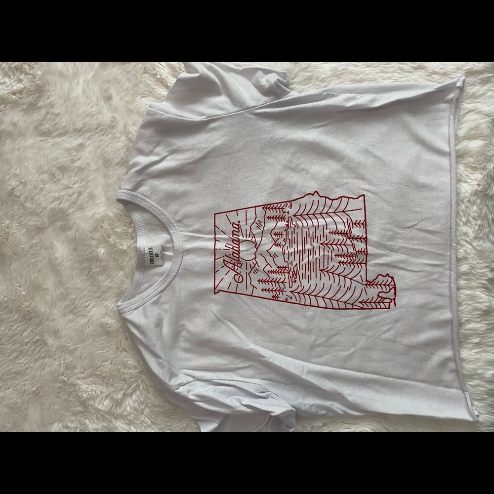 Adorable Alabama Cropped Tshirt